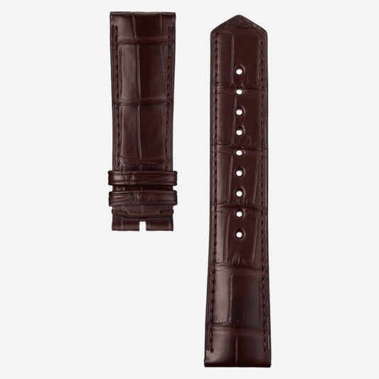Brown Leather Carrera Watch Strap – 42 mm