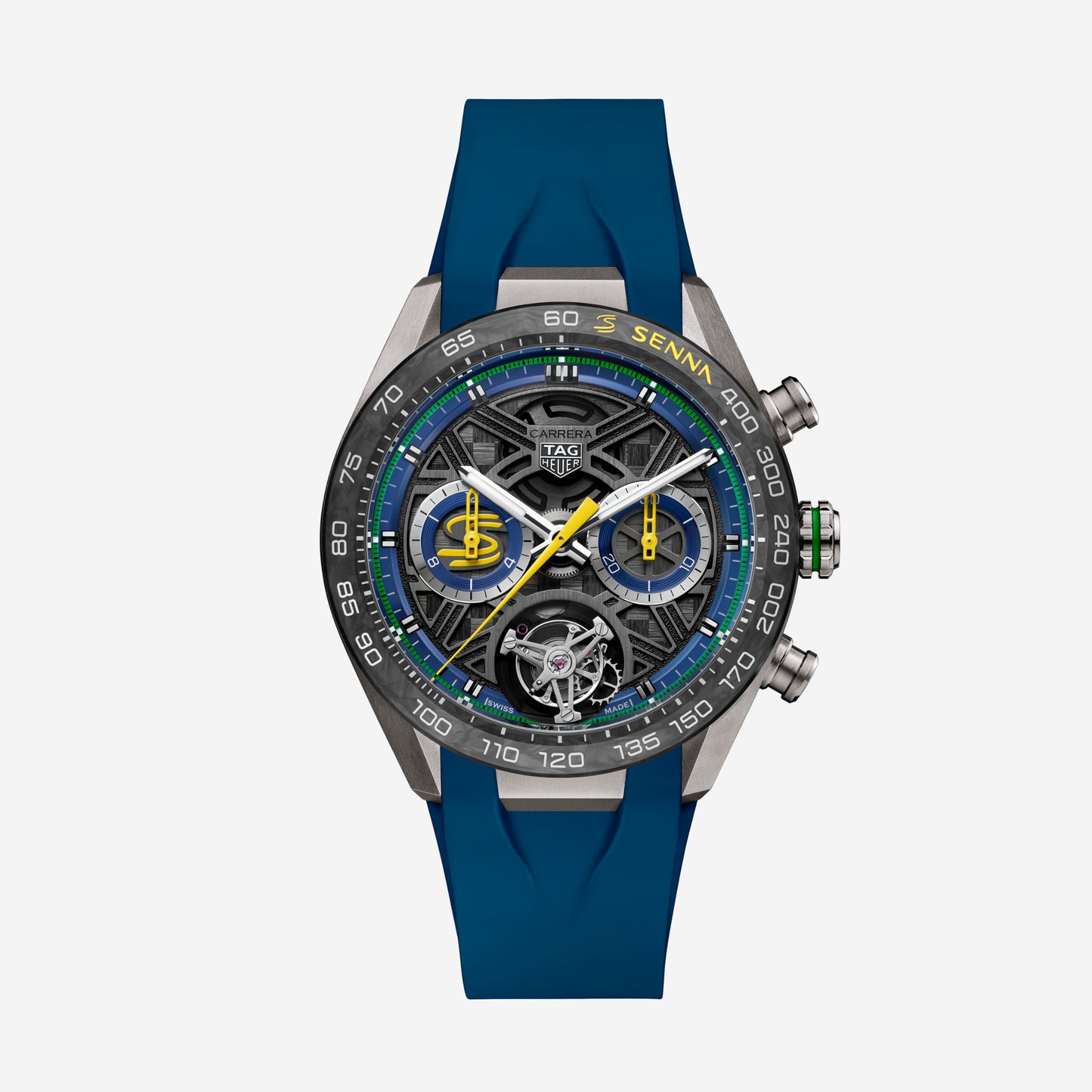 TAG Heuer Carrera Chronograph Tourbillon x Senna 44 mm