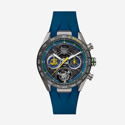 TAG Heuer Carrera Chronograph Tourbillon x Senna 44 mm