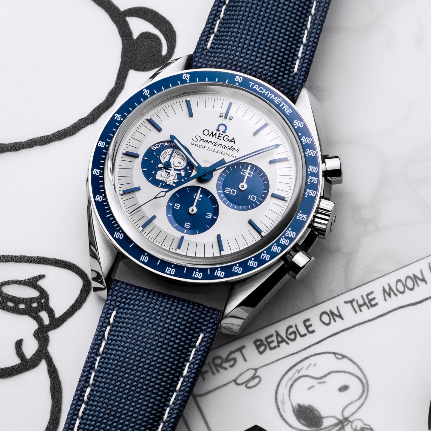 Speedmaster Anniversary Series “Silver Snoopy Award” 42 mm