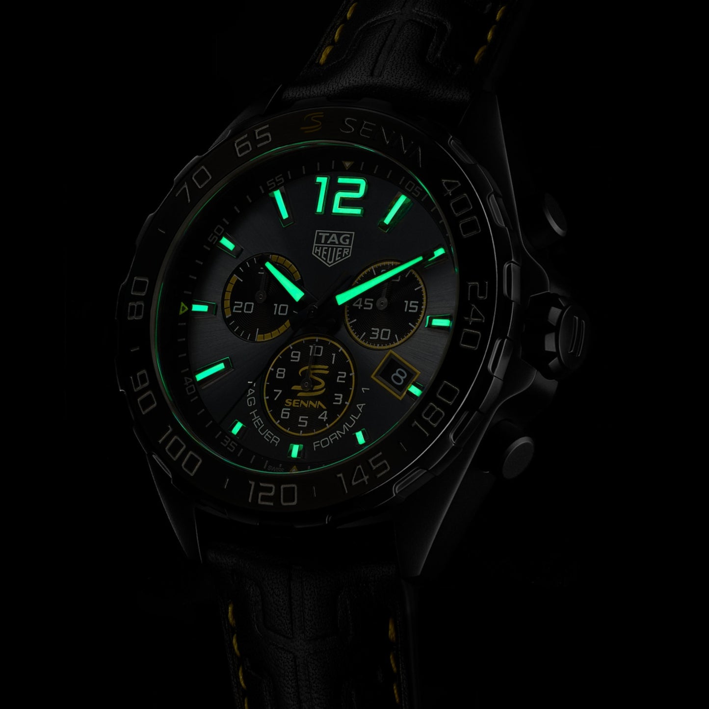 TAG Heuer Formula 1 Chronograph Black x Senna 43 mm